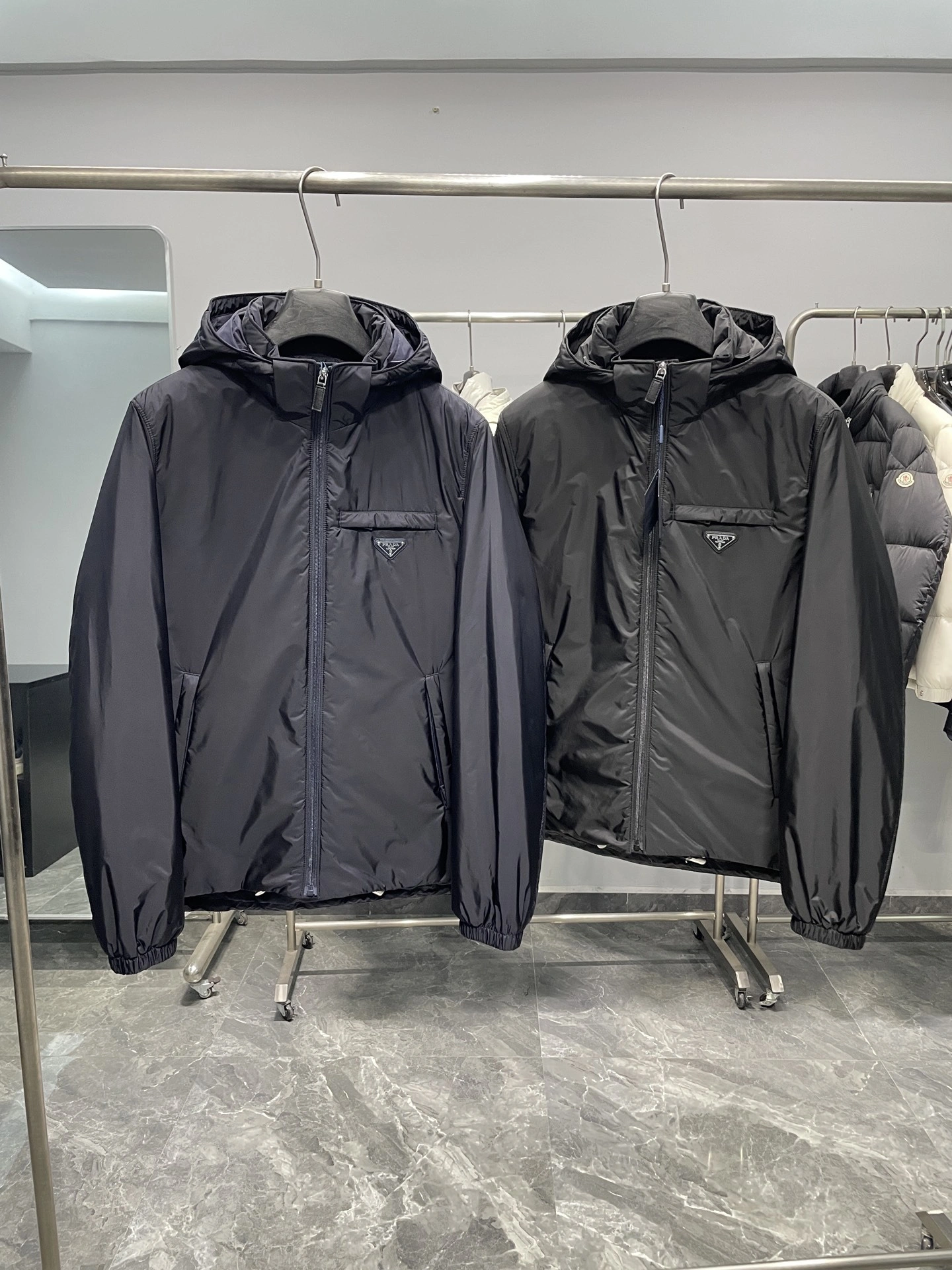 wg.luxury-- Pr141 Down jacket nylon 90 white duck down 2Colour item:E-F360K1827-2
